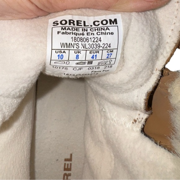 NWOB Sorel Women’s Joan Explorer Brown Suede Boots Size 10 - Picture 11 of 12